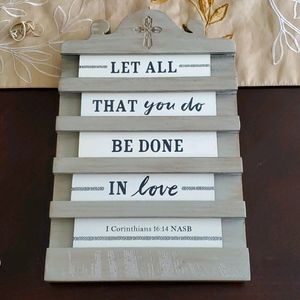 Mini Announcement Wooden Board